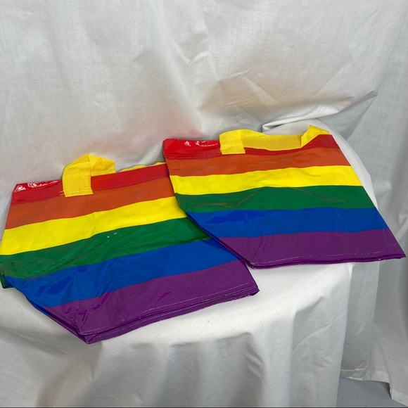 IKEA STORSTOMMA Rainbow Shopping Bag Tote Limited Edition - Picture 4 of 7